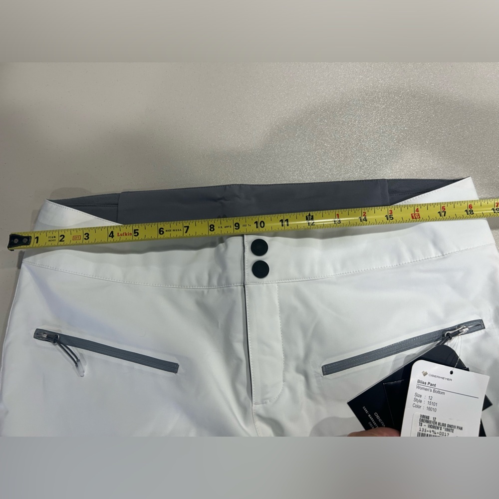 Obermeyer Women’s Size 12 Bliss Snow Ski Pants NWT White Snowboard - Picture 13 of 13